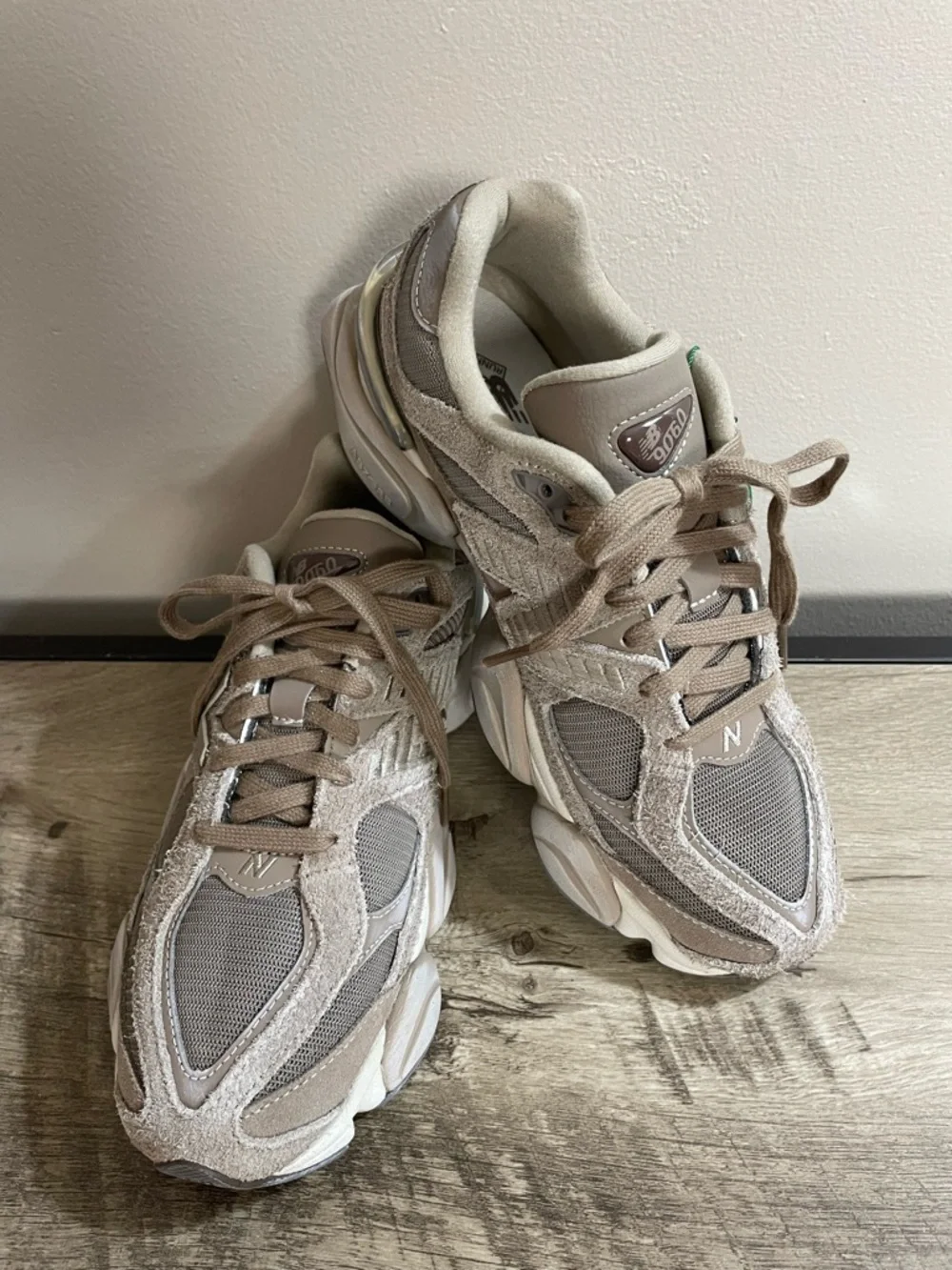 Men's NEW BALANCE 9060 PB Mushroom Timberwolf ABZORB SBS Running SNEAKERS 7.5 - Picture 3 of 8